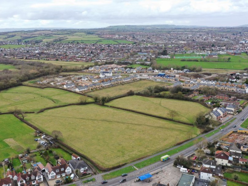 Strategic land areal image