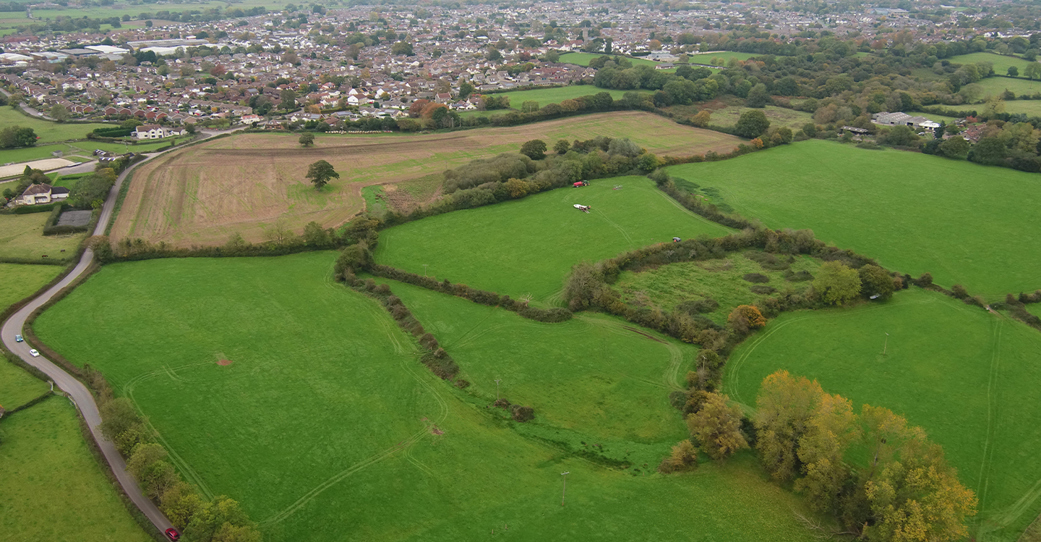 Strategic land from above