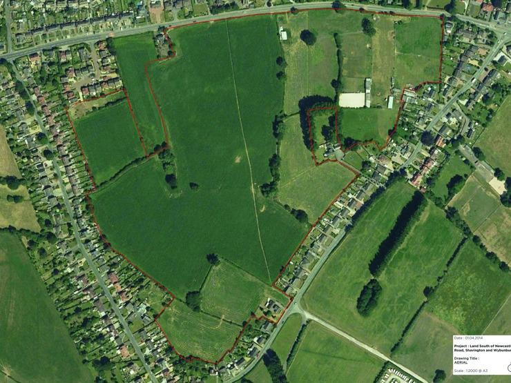 Shavington image - areal