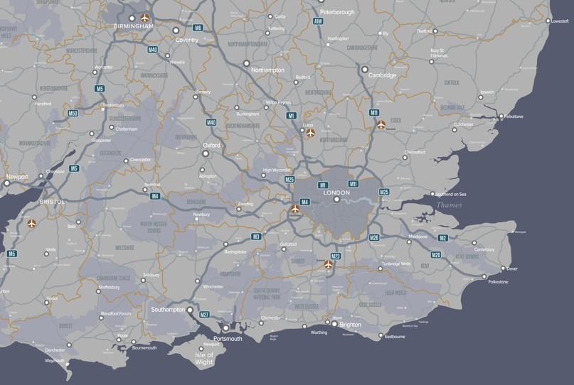 Paddington map view